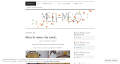 Desktop Screenshot of monmelimelo.com